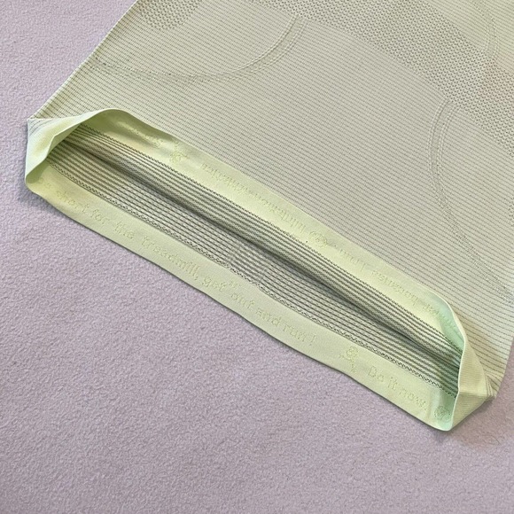 Lululemon Heathered Clear Mint Ray Yellow Green Swiftly Tech Racerback Tank 6 - Picture 7 of 10